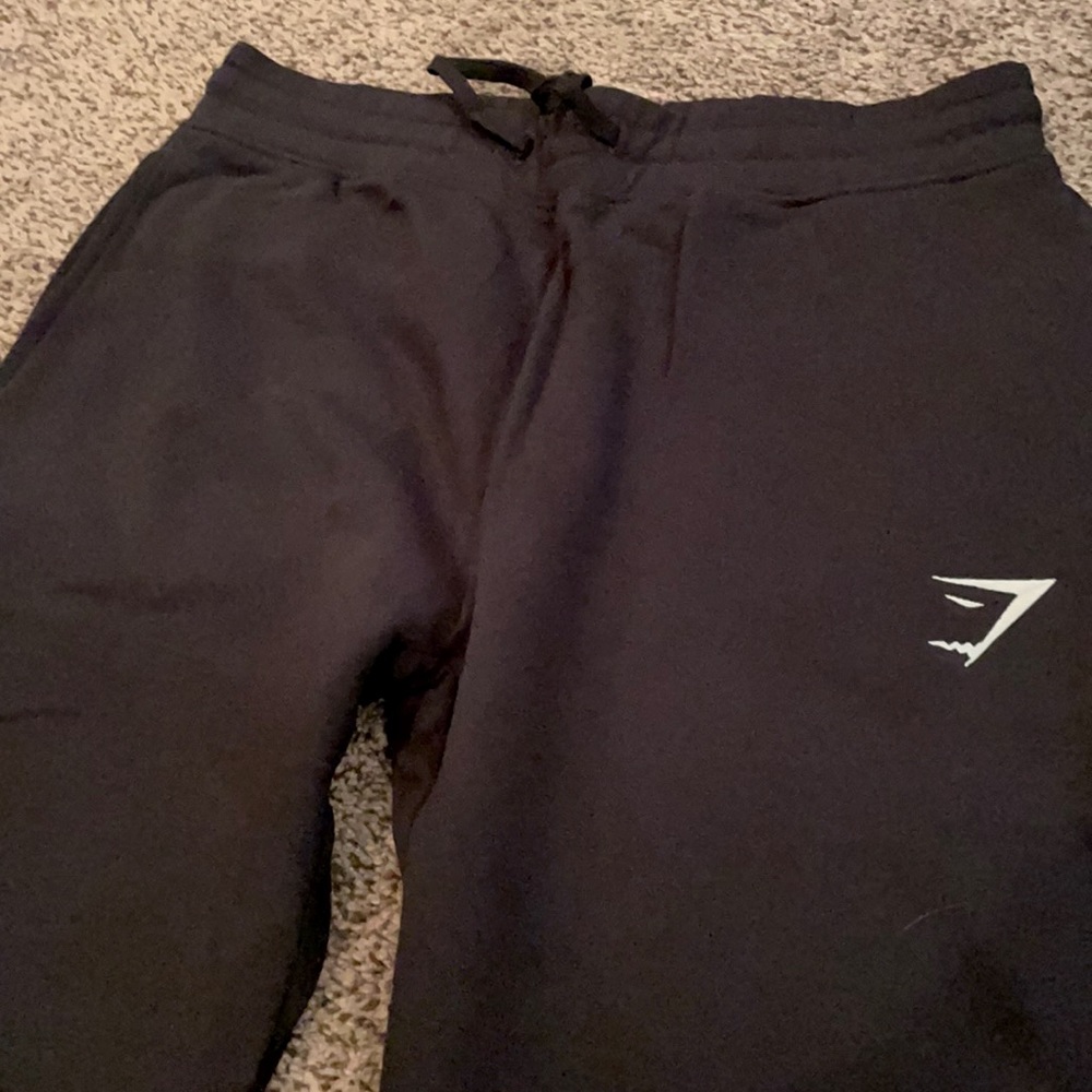 Gymshark arrival knit joggers black medium